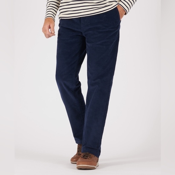 Paisley & Gray Slim Fit Navy Corduroy Pants Size 36/32 - Picture 1 of 6